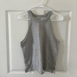 Aerie Gray Sweater Tank Top